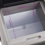 vidaXL Chladiaci box s kolieskom a rukoväťou čierno-sivý 36 l PP – Obrázok 11
