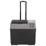 vidaXL Chladiaci box s kolieskom a rukoväťou čierno-sivý 36 l PP – Obrázok 3