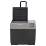 vidaXL Chladiaci box s kolieskom a rukoväťou čierno-sivý 36 l PP – Obrázok 6