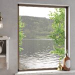 vidaXL Okenná sieťka proti hmyzu hnedá 100x120 cm