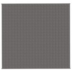 vidaXL Záťažová prikrývka šedá 220x240 cm 11 kg látka – Obrázok 2