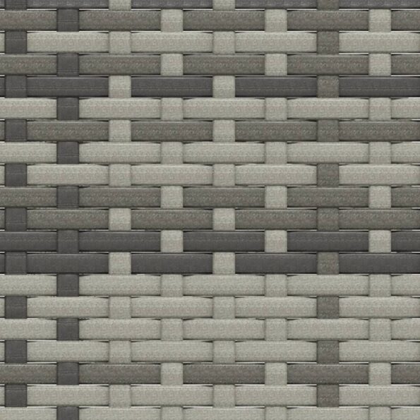 vidaXL 3-dielna záhradná sedacia súprava s podložkami sivá polyratan – Obrázok 7