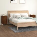 vidaXL Nočné stolíky 2 ks hnedý dub 40x35x70 cm spracované drevo