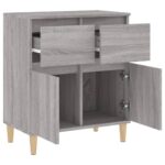 vidaXL Komoda sivý dub sonoma 60x35x70 cm spracované drevo – Obrázok 6