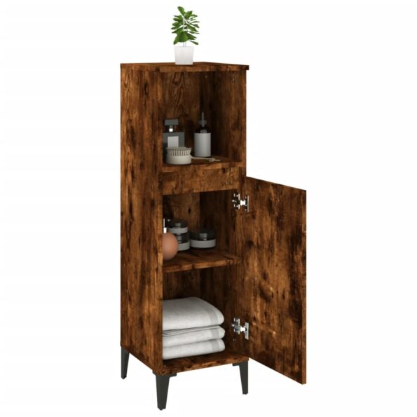 VXL8720845738433_g_en_hd_2.jpg vidaXL Kúpeľňová skrinka dymový dub 30x30x100 cm kompozitné drevo – Obrázok 4