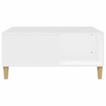 vidaXL Konferenčný stolík biely 80x80x36,5 cm spracované drevo – Obrázok 5