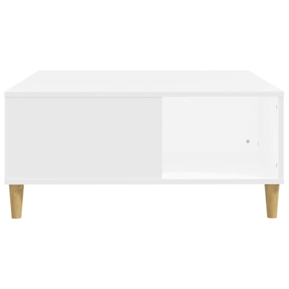vidaXL Konferenčný stolík biely 80x80x36,5 cm spracované drevo – Obrázok 6