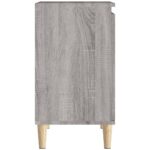 vidaXL Umývadlová skrinka sivý dub sonoma 58x33x60 cm kompozitné drevo – Obrázok 8