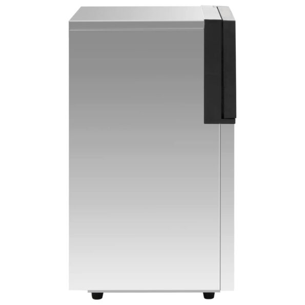 vidaXL Výrobník ľadových kociek strieborný 45 kg / 24 h – Obrázok 5