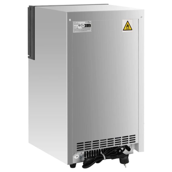 vidaXL Výrobník ľadových kociek strieborný 45 kg / 24 h – Obrázok 6