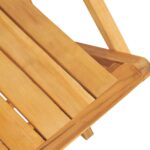 vidaXL Skladacie záhradné stoličky 8 ks 55x61x90 cm tíkový masív – Obrázok 4