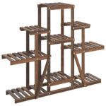 vidaXL Stojan na kvetiny 110x25x96 cm masívna jedľa – Obrázok 2