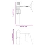 VidaXL Vonkajšia súprava na hranie drevo douglas – Obrázok 9