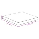 vidaXL Stolová doska 50x50x4 cm bambus – Obrázok 4