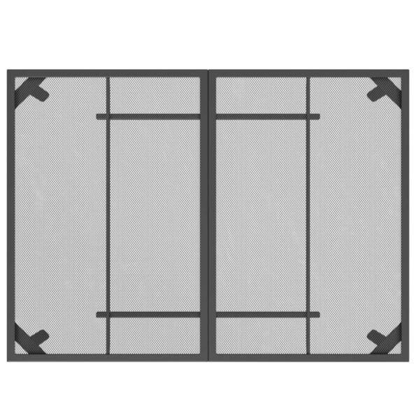 vidaXL Záhradný stôl antracitový 110x80x72 cm oceľová sieťovina – Obrázok 5