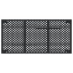 vidaXL Záhradný stôl antracitový 165x80x72 cm oceľ – Obrázok 5