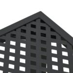 vidaXL Záhradný stôl antracitový 165x80x72 cm oceľ – Obrázok 6