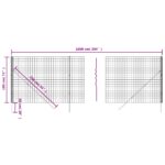 vidaXL Drôtený plot zelený 1,8x10 m pozinkovaná oceľ – Obrázok 5