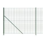 vidaXL Drôtený plot s kotviacimi hrotmi zelený 1,6x25 m – Obrázok 4