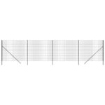 vidaXL Drôtený plot antracitový 1,6x10 m pozinkovaná oceľ – Obrázok 2