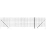 vidaXL Drôtený plot antracitový 1,4x10 m pozinkovaná oceľ – Obrázok 2