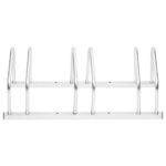 vidaXL Stojan na 3 bicykle pozinkovaná oceľ – Obrázok 2