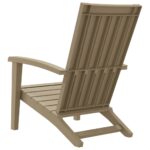vidaXL Záhradná stolička Adirondack bledohnedá polypropylén – Obrázok 5