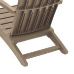 vidaXL Záhradná stolička Adirondack bledohnedá polypropylén – Obrázok 7
