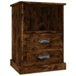 vidaXL Nočné stolíky 2 ks dymový dub 43x36x60 cm – Obrázok 6