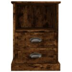 vidaXL Nočné stolíky 2 ks dymový dub 43x36x60 cm – Obrázok 7
