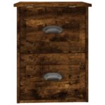vidaXL Nástenný nočný stolík dymový dub 41,5x36x53 cm – Obrázok 7