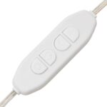 vidaXL Toaletný stolík s LED dymový dub 90x50x132,5cm kompozitné drevo – Obrázok 12