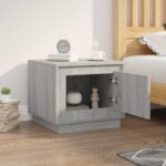 vidaXL Konferenčný stolík sivý sonoma 51x50x44 spracované drevo – Obrázok 3