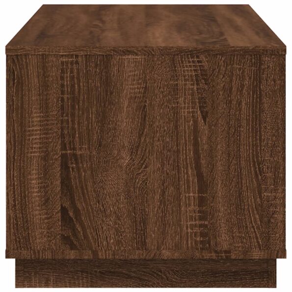 vidaXL Konferenčný stolík hnedý dub 102x50x44 cm spracované drevo – Obrázok 8