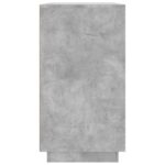 vidaXL Komoda betónová sivá 80x34x75 cm kompozitné drevo – Obrázok 6