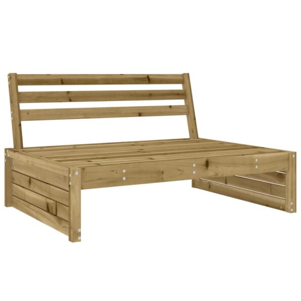 vidaXL Stredová pohovka 120x80 cm impregnovaná borovica – Obrázok 6