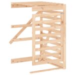 vidaXL Úložný box na dva odpadkové koše masívna borovica – Obrázok 9