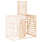 vidaXL Predĺženie ma úložný box pre odpadkový kôš masívna borovica – Obrázok 5