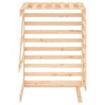 vidaXL Predĺženie ma úložný box pre odpadkový kôš masívna borovica – Obrázok 7