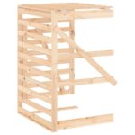 vidaXL Predĺženie ma úložný box pre odpadkový kôš masívna borovica – Obrázok 8