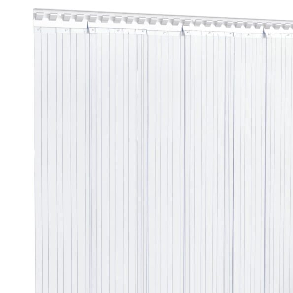 vidaXL Záves dverí priehľadný 300 mm x 2,6 mm 10 m PVC – Obrázok 3
