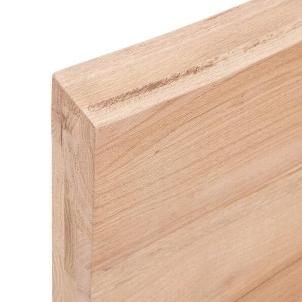 VXL8720845814069_g_en_hd_2.jpg vidaXL Nástenná polica svetlohnedá 100x40x6 cm ošetrený dubový masív – Obrázok 3