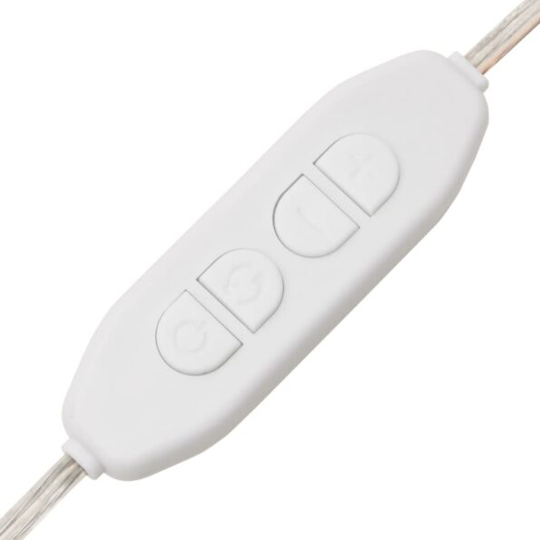 vidaXL Toaletný stolík s LED sivý dub sonoma 130x50x132,5 cm – Obrázok 11