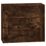 vidaXL Komody 2 ks dymový dub spracované drevo – Obrázok 6