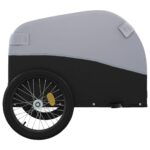 vidaXL Vozík za bicykel, čierno sivý 45 kg, železo – Obrázok 7