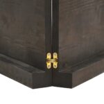 vidaXL Kúpeľňová doska tmavohnedá 140x60x(2-6) cm ošetrený masív – Obrázok 4