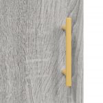 vidaXL Komoda sivý dub sonoma 69,5x34x90 cm kompozitné drevo – Obrázok 9