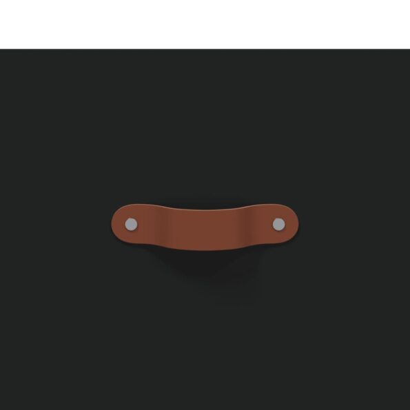 vidaXL Komoda čierna 69,5x34x90 cm kompozitné drevo – Obrázok 9