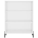 vidaXL Poličková skrinka lesklá biela 69,5x32,5x90 cm kompozitné drevo – Obrázok 4