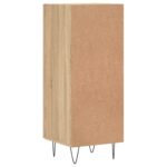 vidaXL Komoda dub sonoma 34,5x34x90 cm spracované drevo – Obrázok 8
